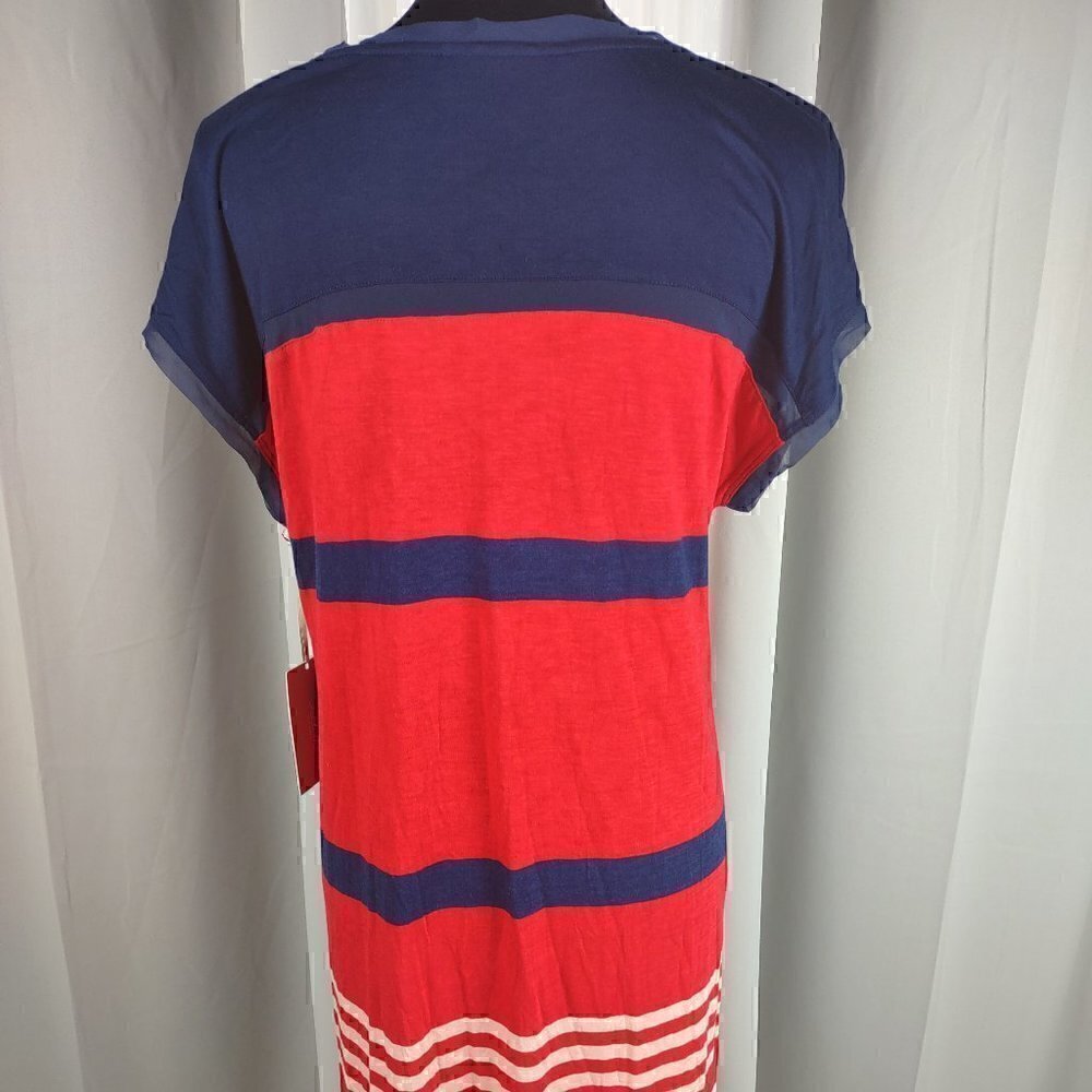Jason Wu Striped Lightweight Casual Jersey Shift Dress Size M (NWT) - Picture 5 of 11